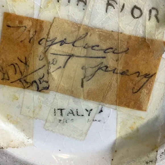 ARDALT Italy Vintage‎ Fiori Bianco Porcelain Topiary Tree Cottagecore 14” - Picture 9 of 14